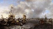Ludolf Bakhuizen View of Amsterdam with Ships on the Ij Spain oil painting artist